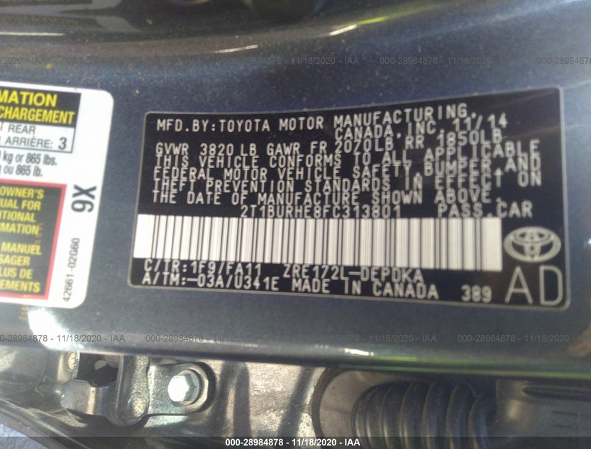 2T1BURHE8FC313801