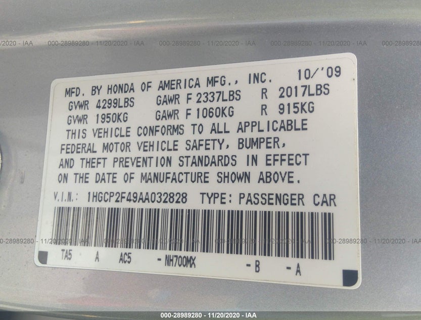 1HGCP2F49AA032828