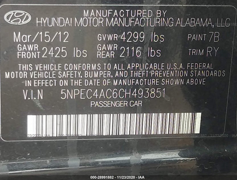 5NPEC4AC6CH493851