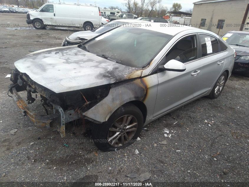 5NPE24AFXFH133418 2015 HYUNDAI SONATA - Image 2