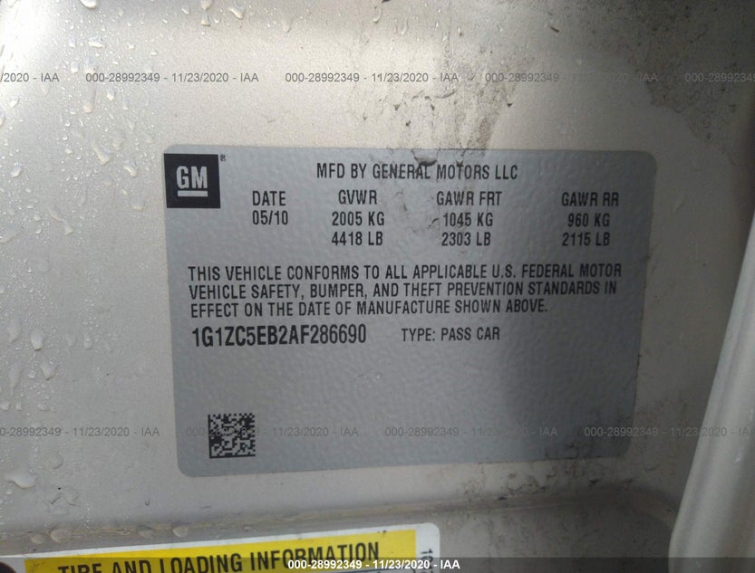 1G1ZC5EB2AF286690