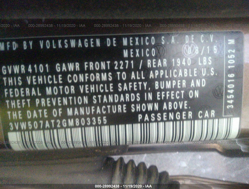 3VW507AT2GM803355