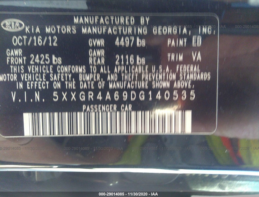 5XXGR4A69DG140535