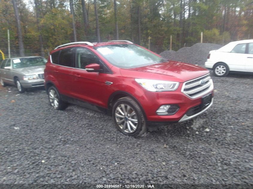 2017 Ford Escape Titanium VIN: 1FMCU0JD2HUB58004 Lot: 28994587