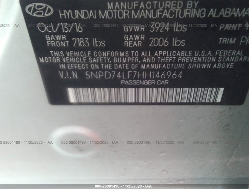 5NPD74LF7HH146964