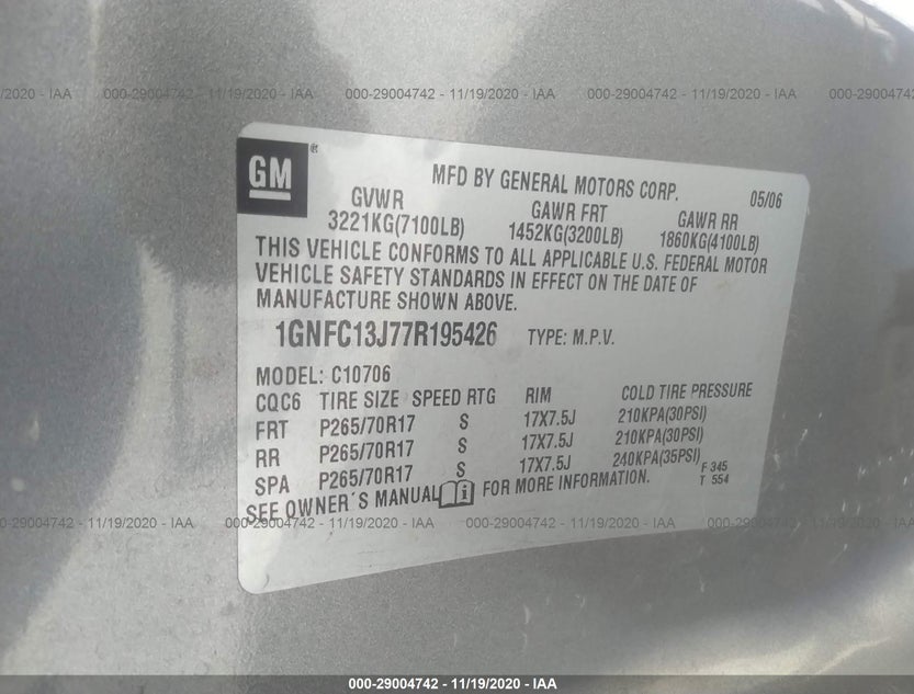 1GNFC13J77R195426