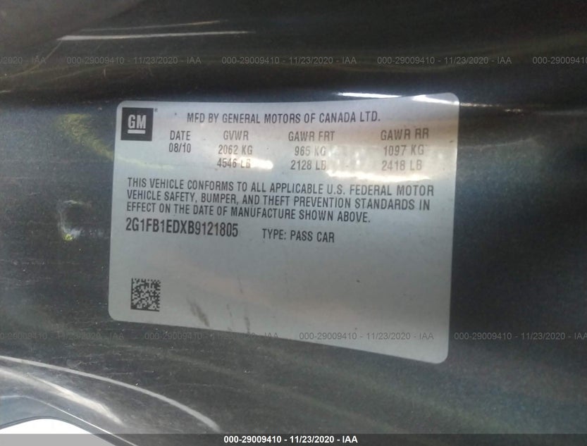 2G1FB1EDXB9121805