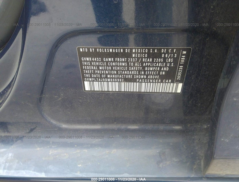 3VWPL7AJ9DM696962