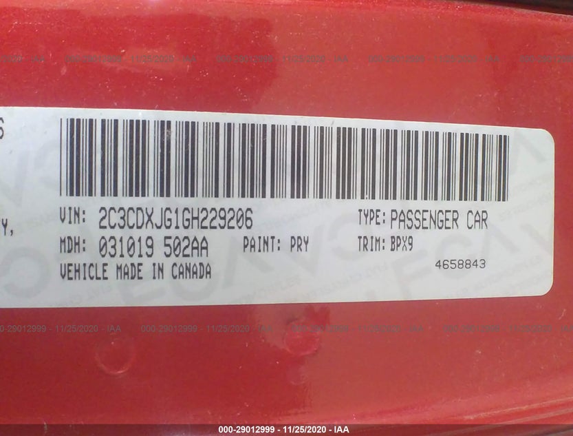 2C3CDXJG1GH229206