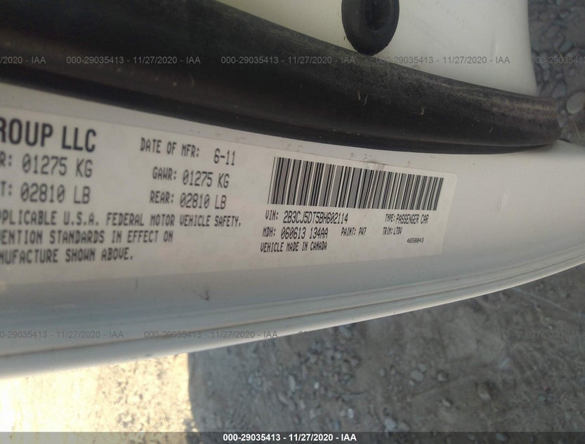 2B3CJ5DT5BH602114