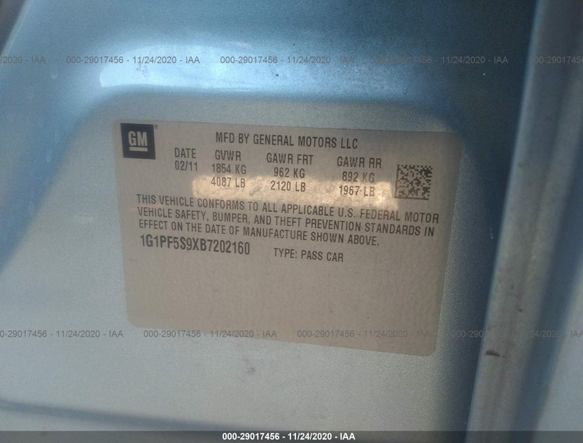 1G1PF5S9XB7202160