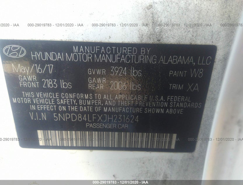 5NPD84LFXJH231624