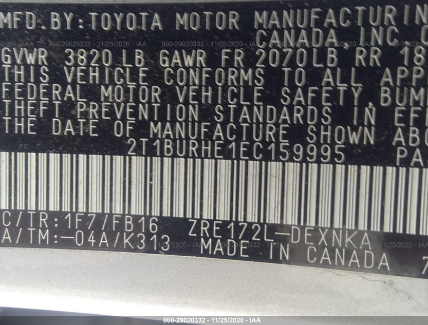 2T1BURHE1EC159995