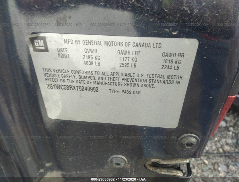2G1WC58RX79340993