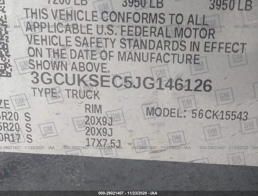 3GCUKSEC5JG146126