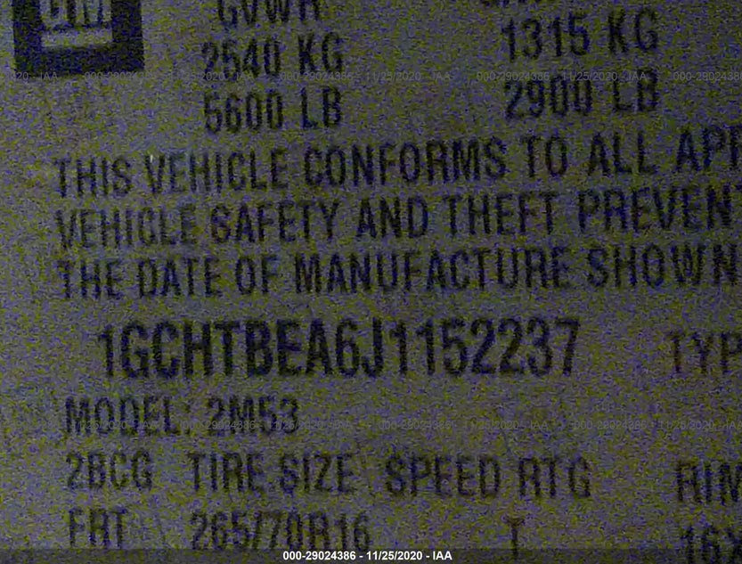 1GCHTBEA6J1152237