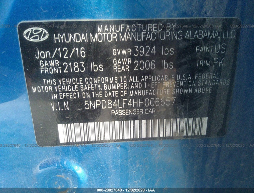 5NPD84LF4HH006657