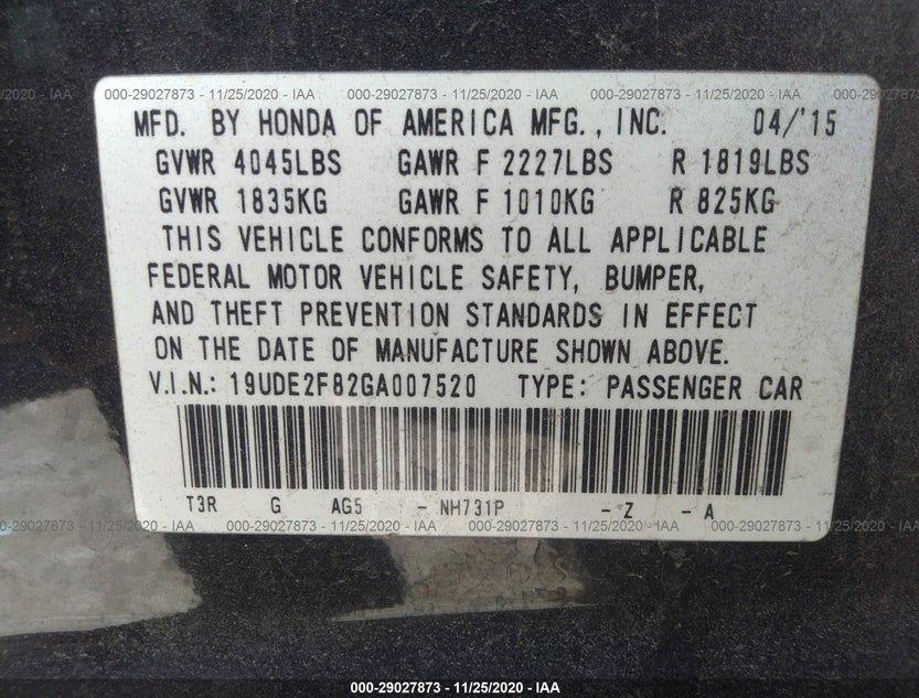 19UDE2F82GA007520