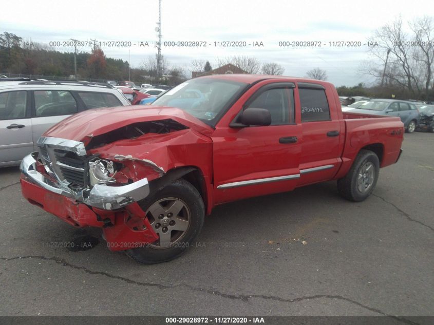 2006 Dodge Dakota Laramie VIN: 1D7HW58N56S589709 Lot: 29028972