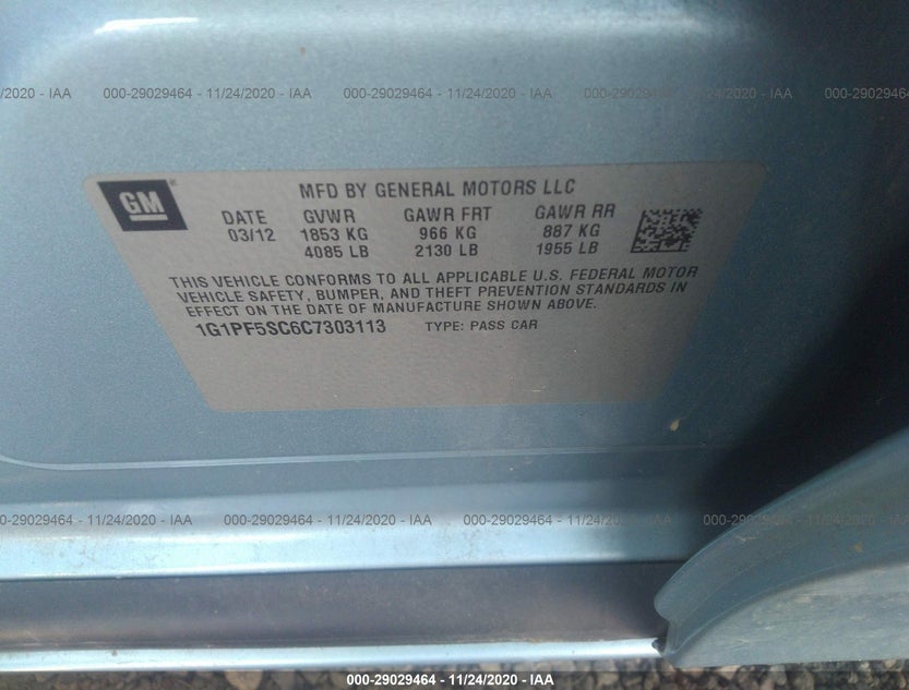 1G1PF5SC6C7303113