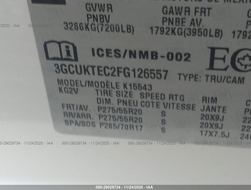 3GCUKTEC2FG126557