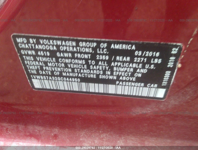 1VWBS7A32GC044950