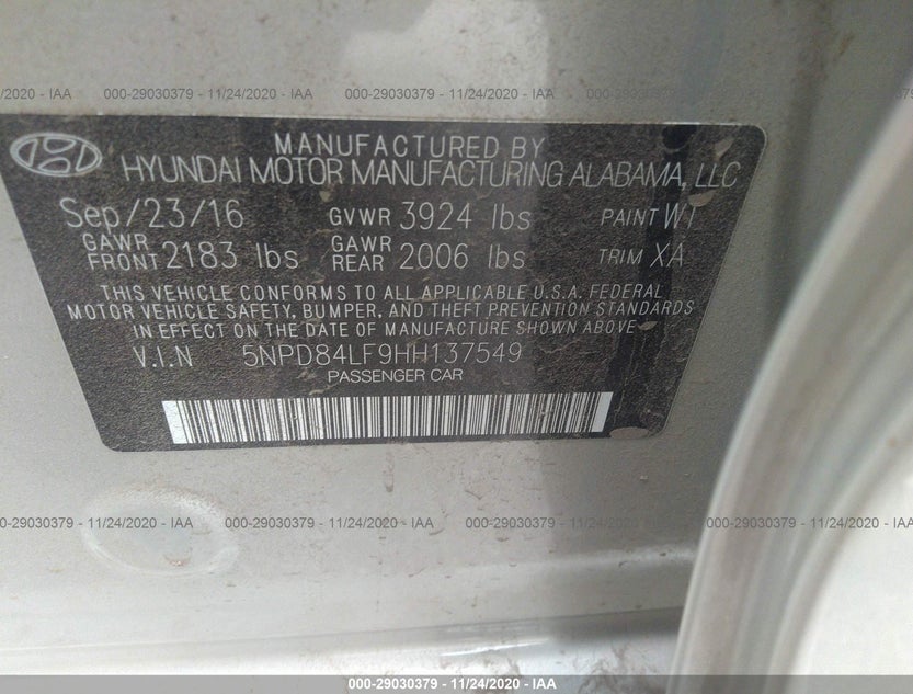 5NPD84LF9HH137549