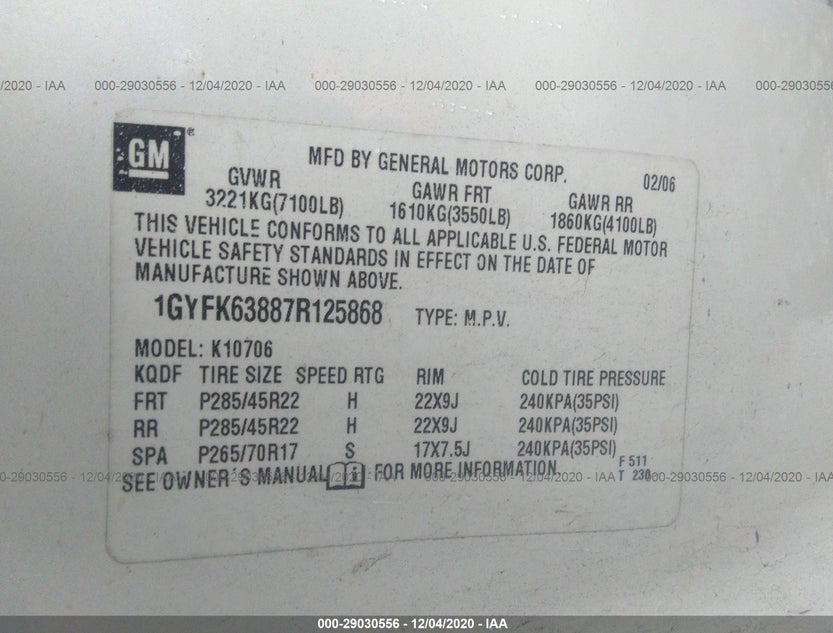 1GYFK63887R125868