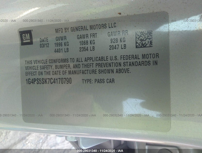 1G4PS5SK7C4170790