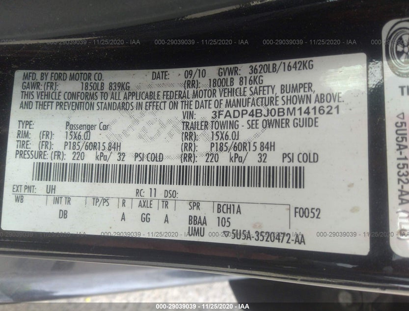 3FADP4BJ0BM141621
