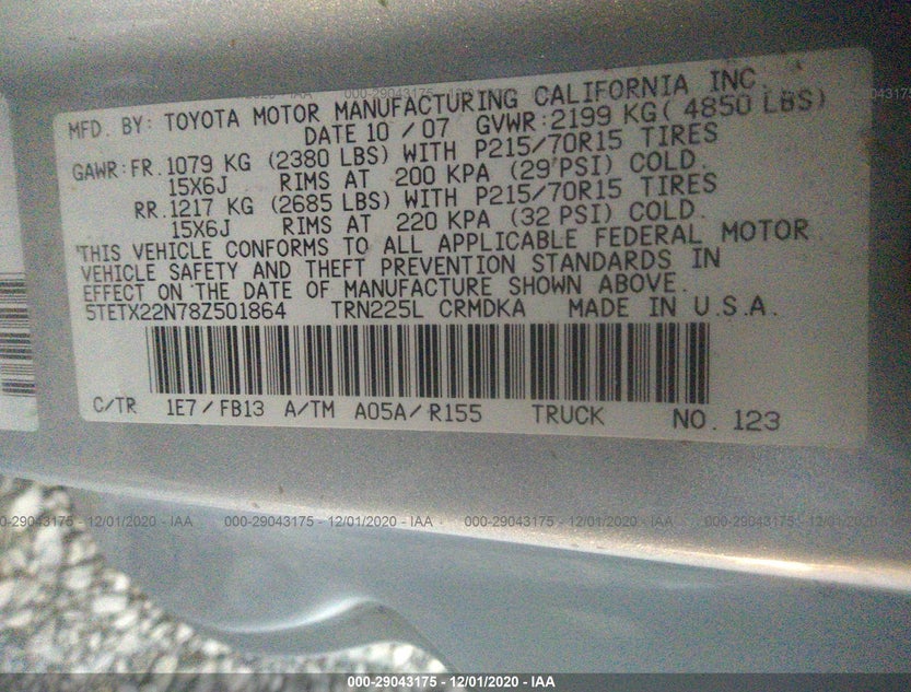 5TETX22N78Z501864