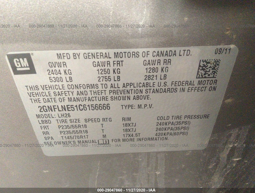 2GNFLNE51C6156666