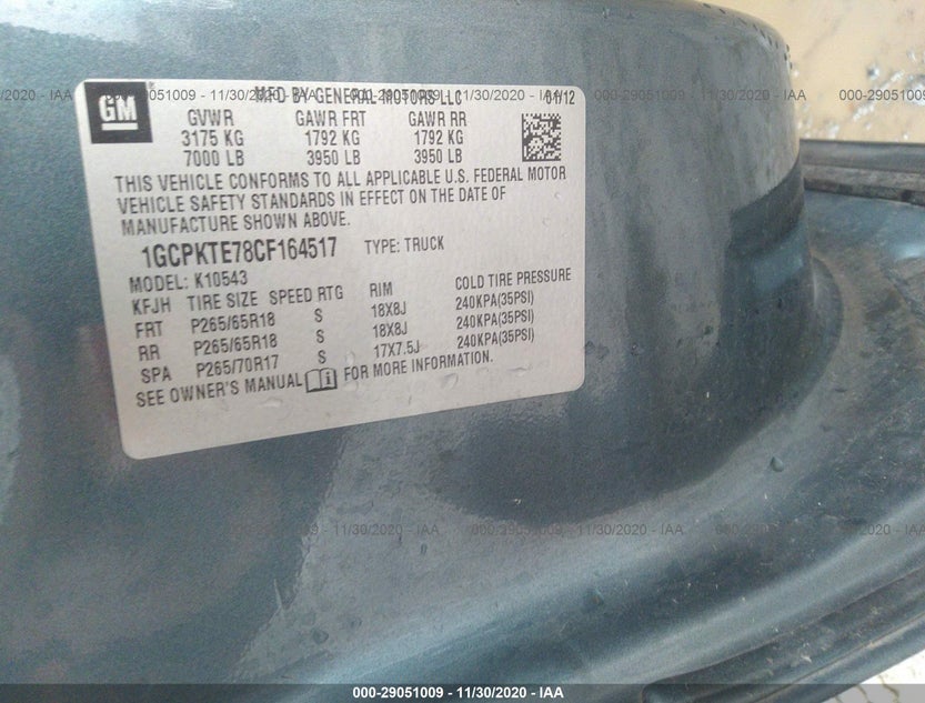 1GCPKTE78CF164517