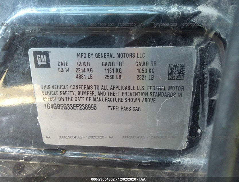 1G4GB5G33EF238995