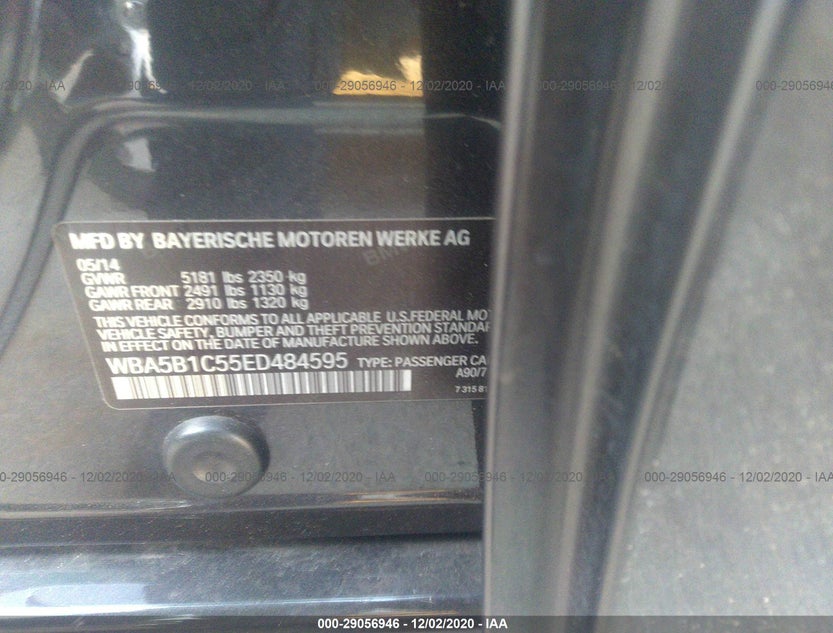 WBA5B1C55ED484595