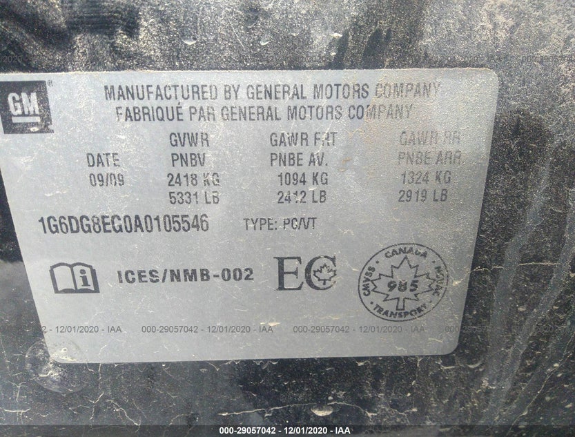 1G6DG8EG0A0105546