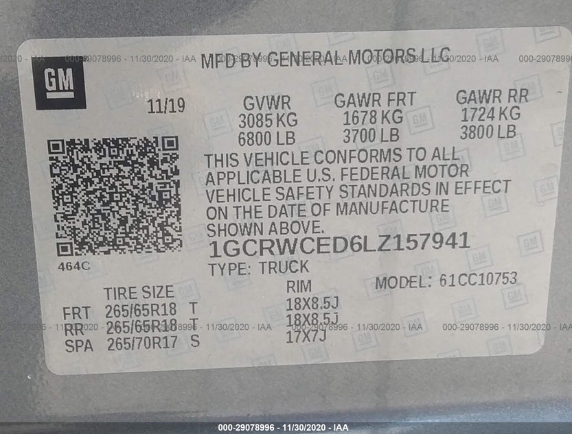 1GCRWCED6LZ157941