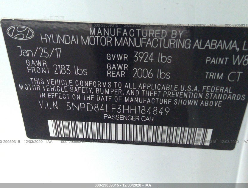 5NPD84LF3HH184849