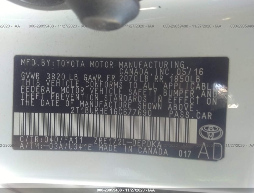 2T1BURHE1GC677690