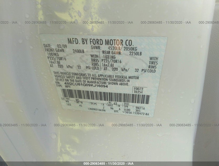 4M2CU81G09KJ16094