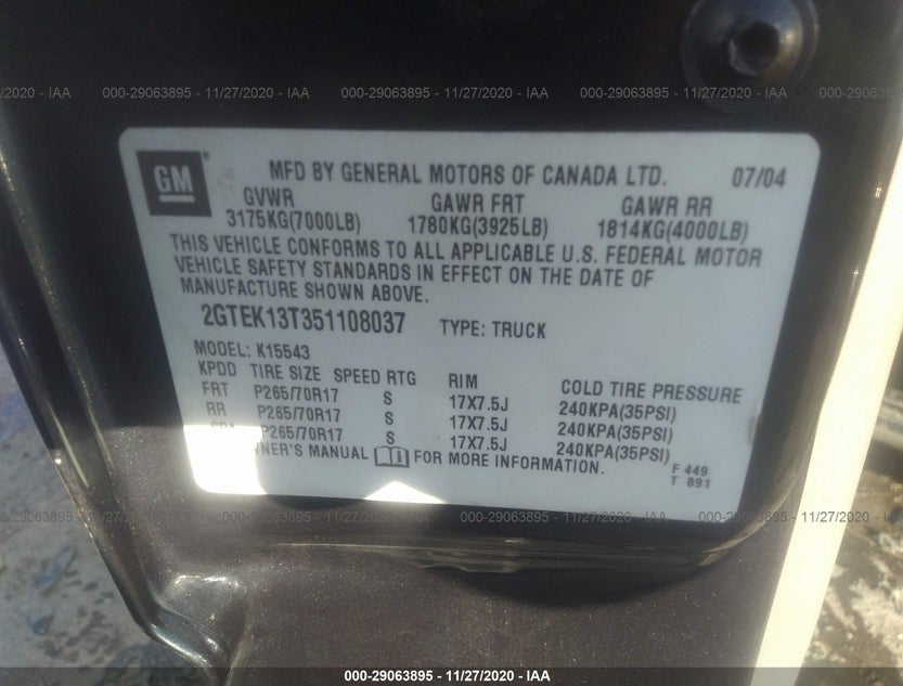 2GTEK13T351108037