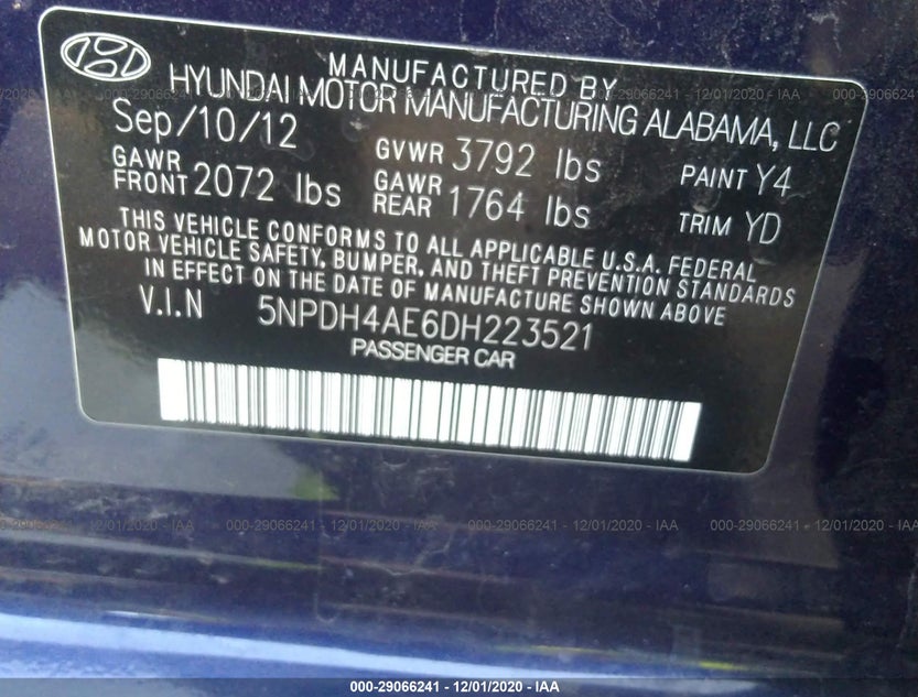 5NPDH4AE6DH223521
