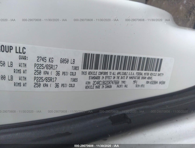 2C4RC1BG2DR747660