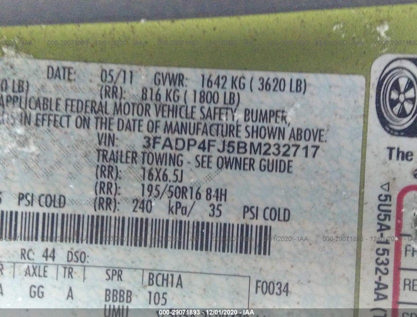 3FADP4FJ5BM232717
