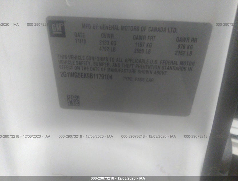 2G1WG5EK9B1179104