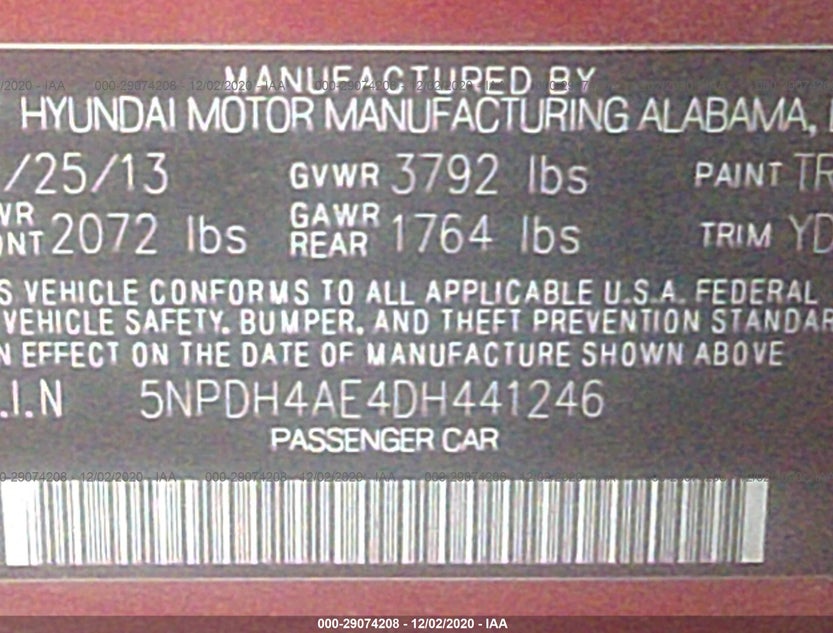 5NPDH4AE4DH441246