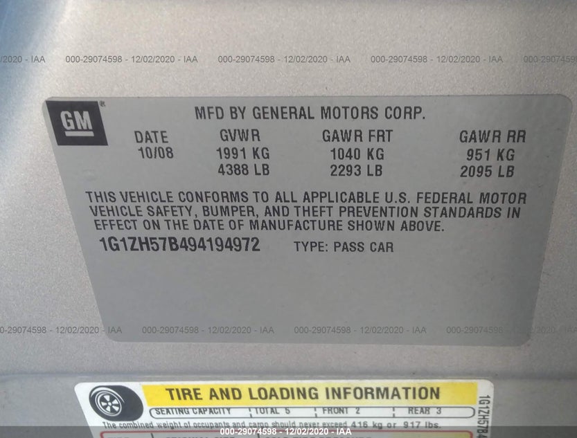 1G1ZH57B494194972