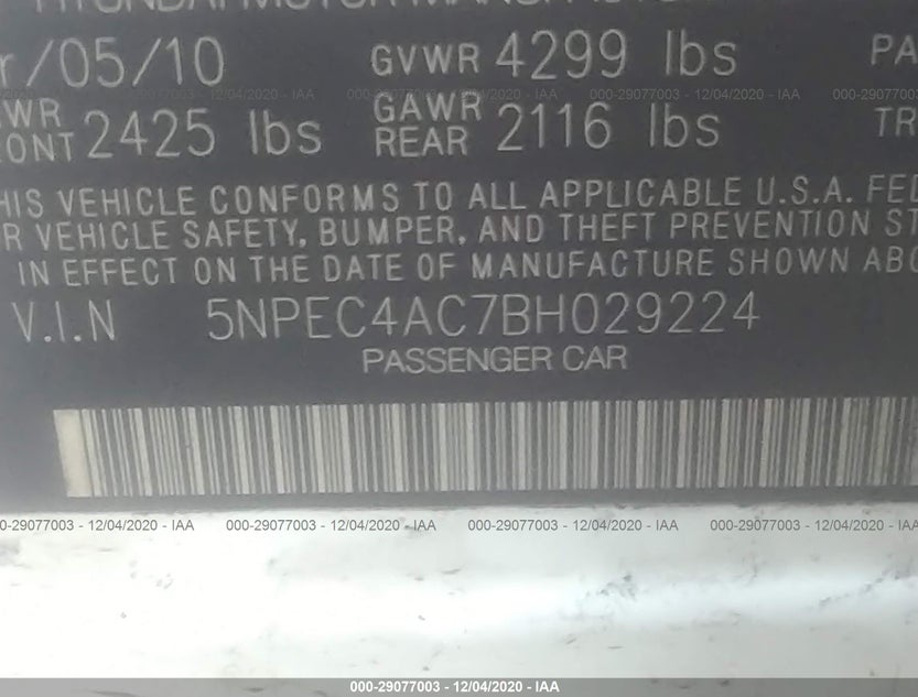 5NPEC4AC7BH029224