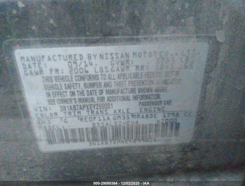 3N1AB7APXEY299001