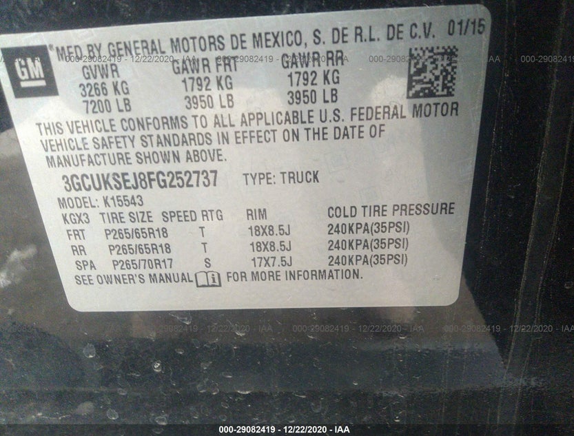 3GCUKSEJ8FG252737